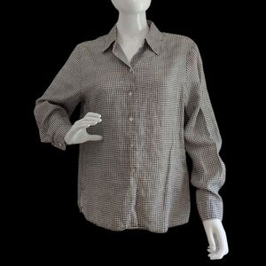 JORDAN Women's Blouse LINEN / SIZE: MEDIUM
